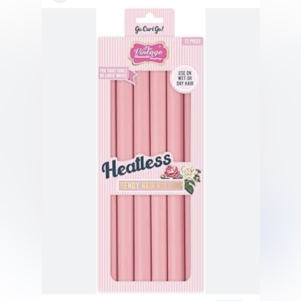 Go Curl Girl Pink Heatless Hair Rollers